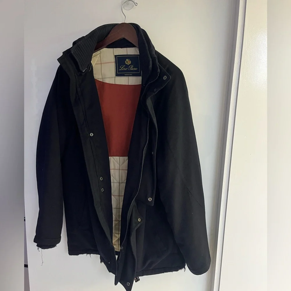 Loro Piana 100% Cashmere Snowdream Creekside Storm System Rain Jacket - AS IS